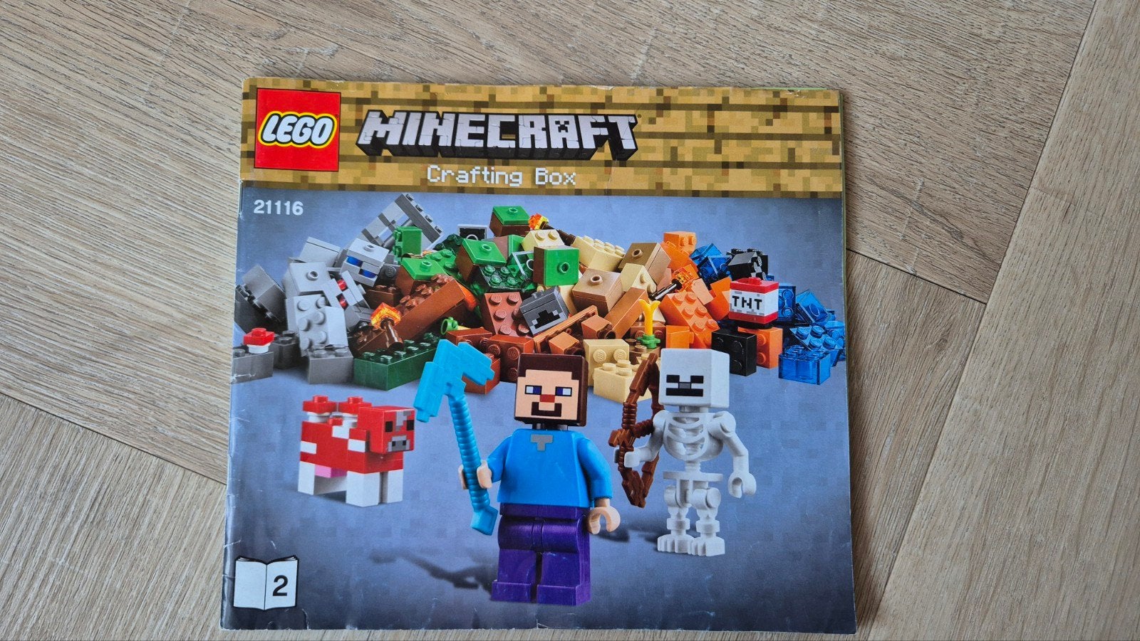 Lego Minecraft Crafting Box 21116, Minecraft, Lego, Inclusief instructies, Ophalen of Verzenden