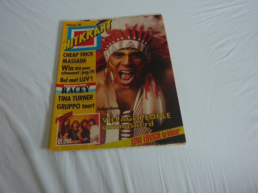HITKRANT 1979-VILLAGE PEOPLE-CLOUT-L LOVICH-LUV-ABBA-RACEY, Verzenden, 1960 tot 1980, Tijdschrift