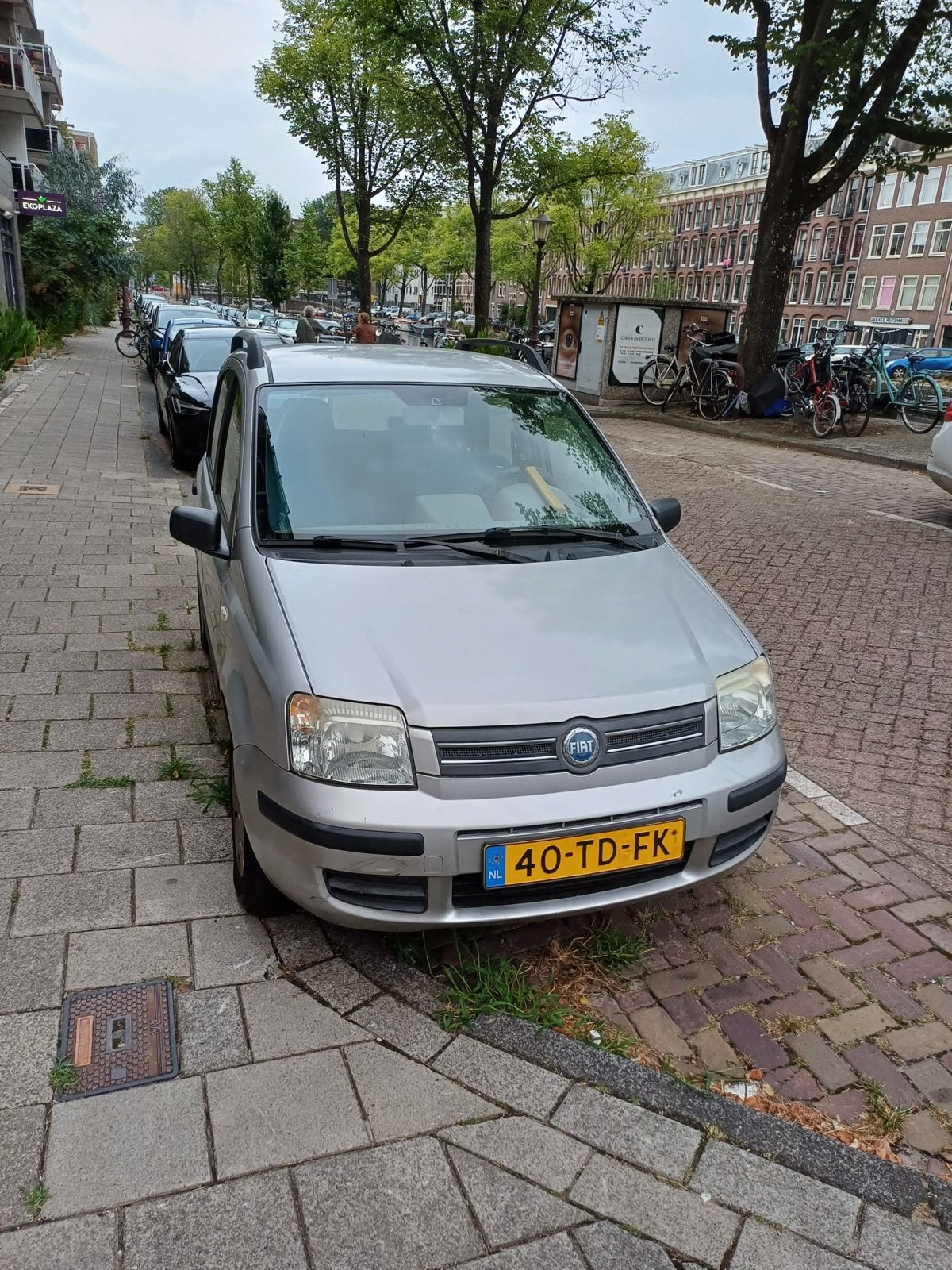 Fiat Panda 1.2 44KW 60PK 2006 Grijs, Auto's, Fiat, Voorwielaandrijving, Origineel Nederlands, Handgeschakeld, Particulier