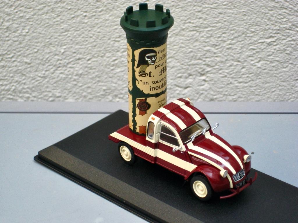 Citroen 2CV AZU Pick-up 1961 Reclamezuil Morris Altaya 1:43, Ophalen of Verzenden, Nieuw, Auto, Overige merken