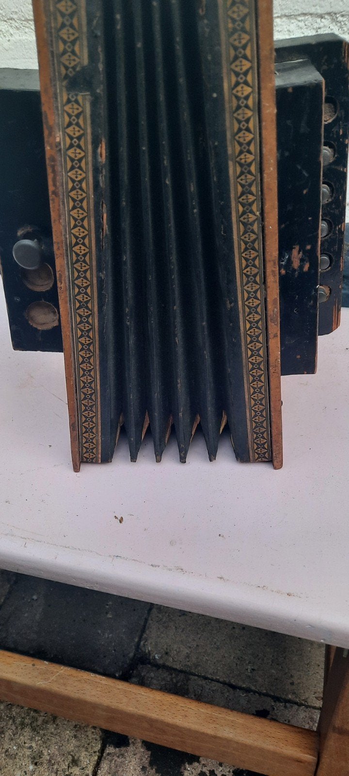 Antieke Accordeon - Decoratief of voor Restauratie, Overige merken, Gebruikt, Overige formaten, Toetsaccordeon