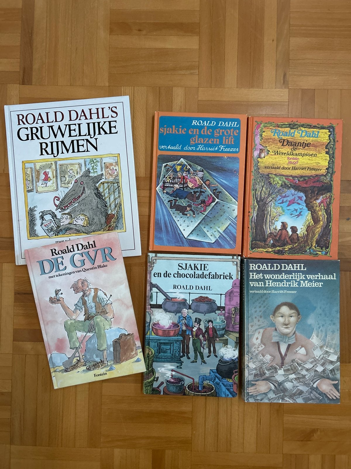 Collectie Roald Dahl boeken - Vintage uitgaves, Boeken, Ophalen of Verzenden, Gelezen, Fictie algemeen