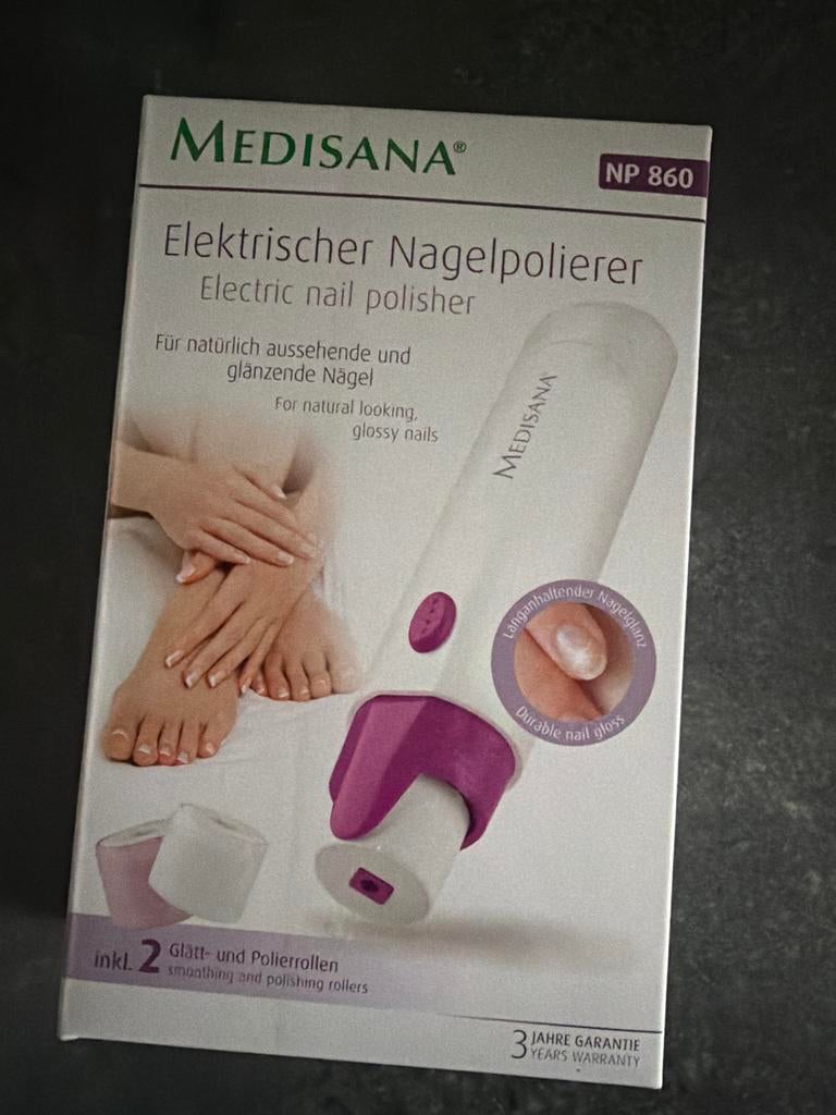 Medisana elektrische nagelpolijster NP 860, Ophalen of Verzenden, Nieuw, Gehele gezicht, Verzorging