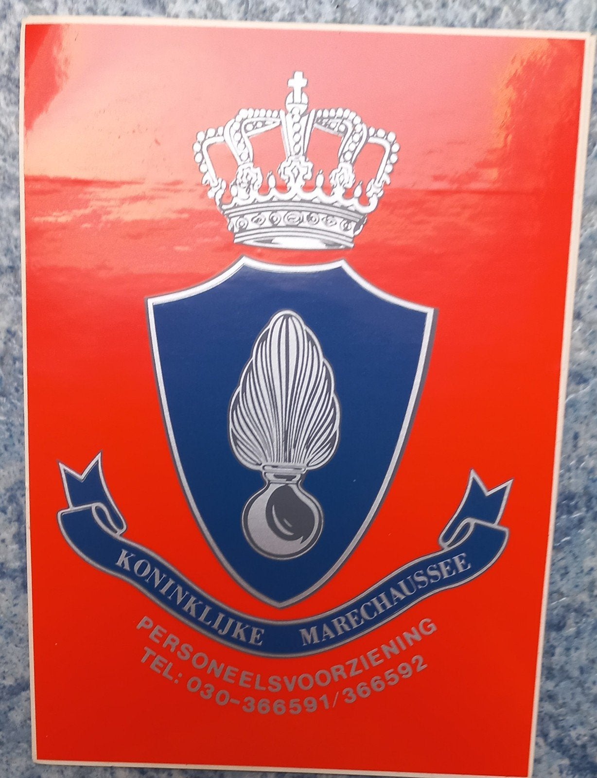 Stickers, Ophalen of Verzenden, Landmacht, Nederland, Embleem of Badge