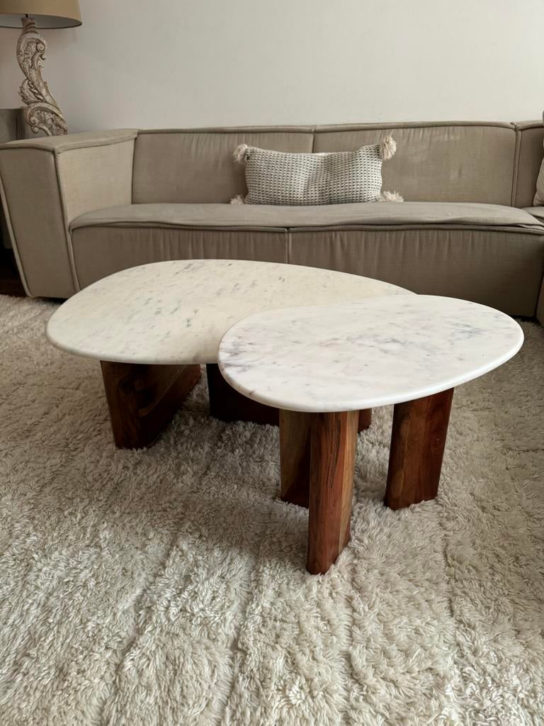Tafels Marmer, Ophalen, Gebruikt, 200 cm of meer, 50 tot 100 cm