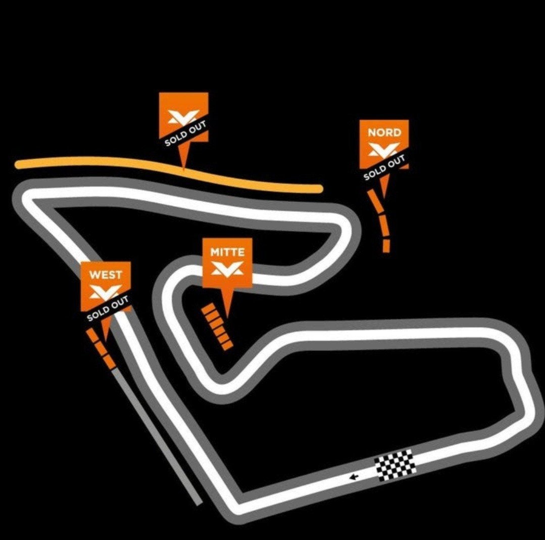 F1 tickets Oostenrijk, Eén persoon, Juni