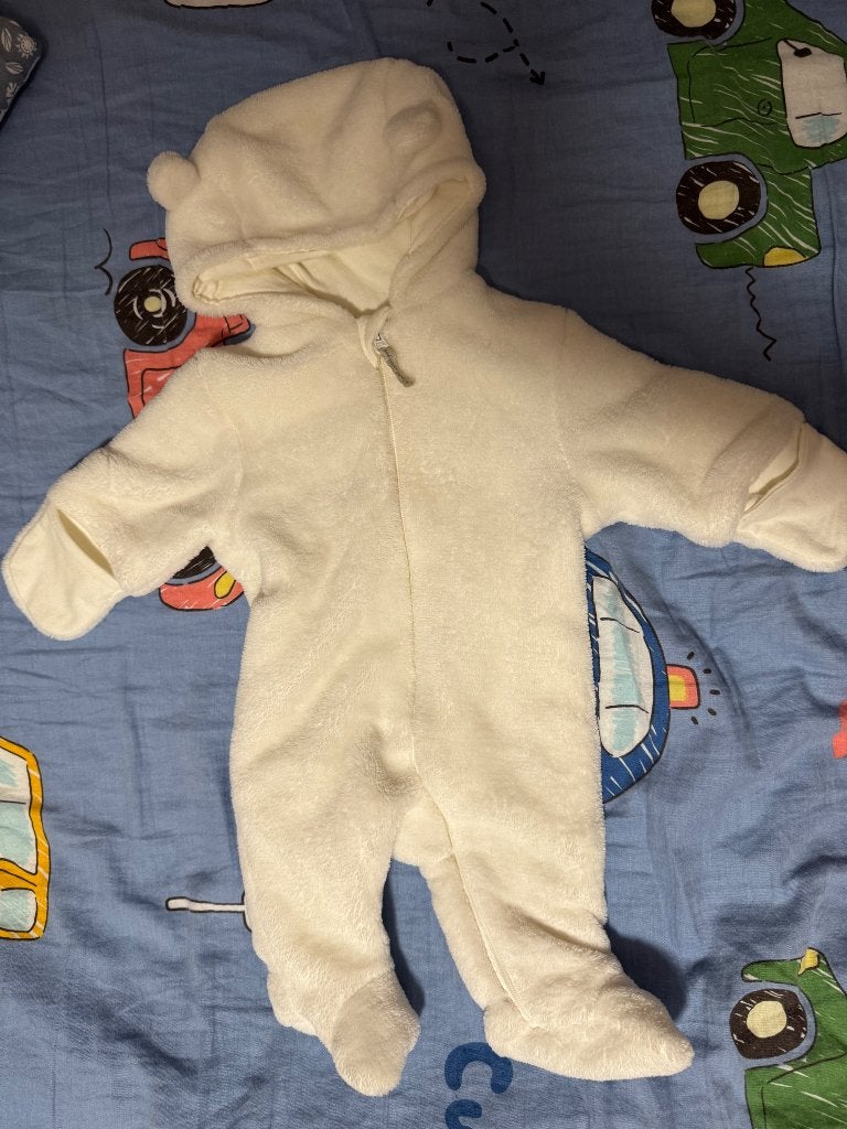 Prénatal Witte Berenpakje Maat 50, Kinderen en Baby's, Prénatal, Jongetje of Meisje, Ophalen of Verzenden, Zo goed als nieuw