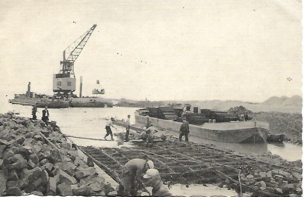 Zuid Flevoland- -Dijkbouw., Verzenden, 1960 tot 1980, Gelopen, Flevoland