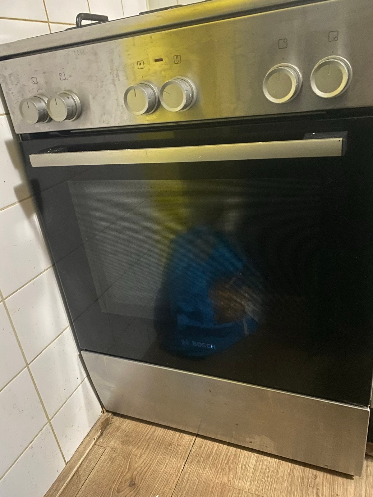 Bosch gasfornuis met oven - 2 jaar oud, uitstekende staat, Witgoed en Apparatuur, Ophalen, Zo goed als nieuw, Vrijstaand, Gas