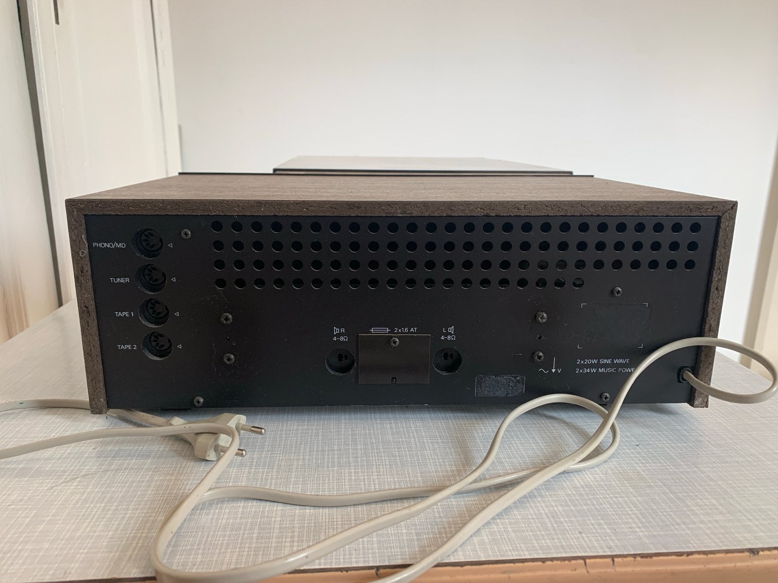 Philips 22 AH 590 Geïntegreerde Stereo Versterker, Gebruikt, 60 tot 120 watt, Stereo, Ophalen