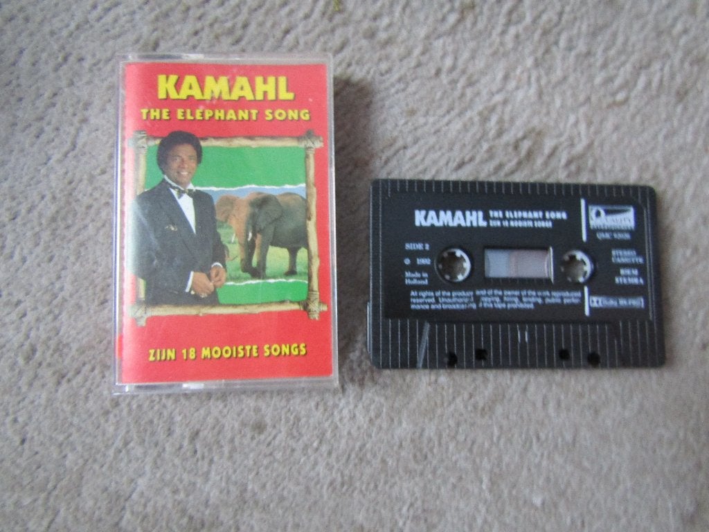 Cassette: Kamahl - The elephant song, Cd's en Dvd's, Cassettebandjes, Gebruikt, 1 bandje, Ophalen of Verzenden, Origineel