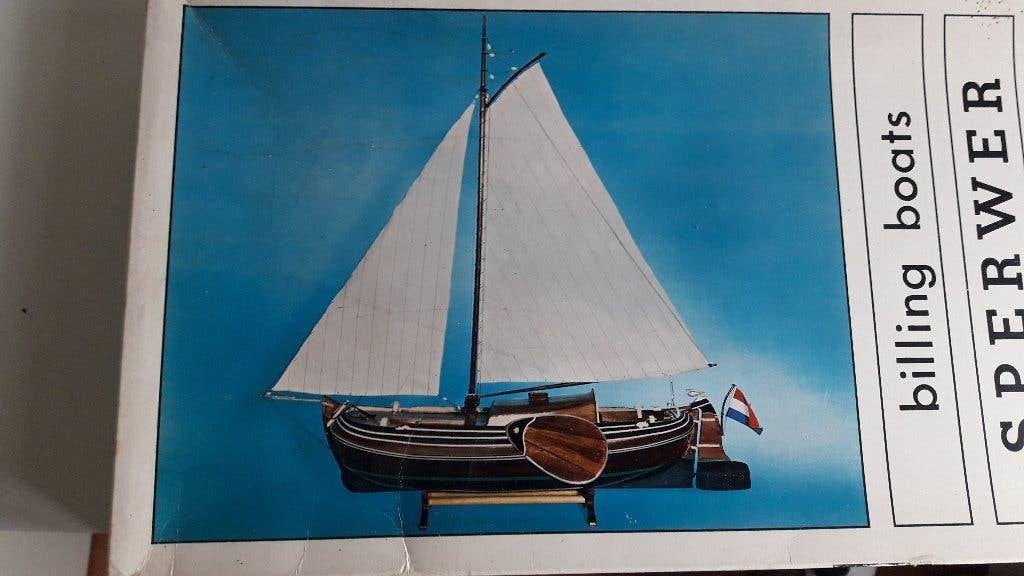 Billing Boats Sperwer Houten Modelbouw Kit Onafgebouwd, Ophalen, Gebruikt, 1:50 tot 1:200, Overige merken