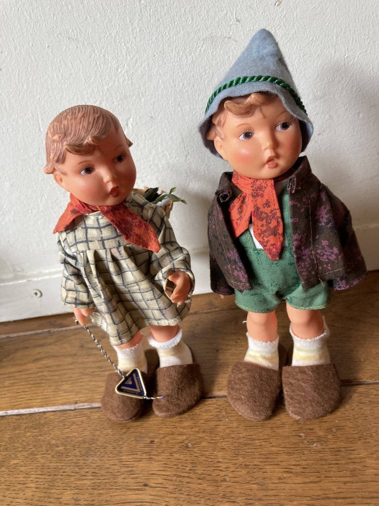 2 poppetjes van Hummel werk vintage, Ophalen of Verzenden, Zo goed als nieuw