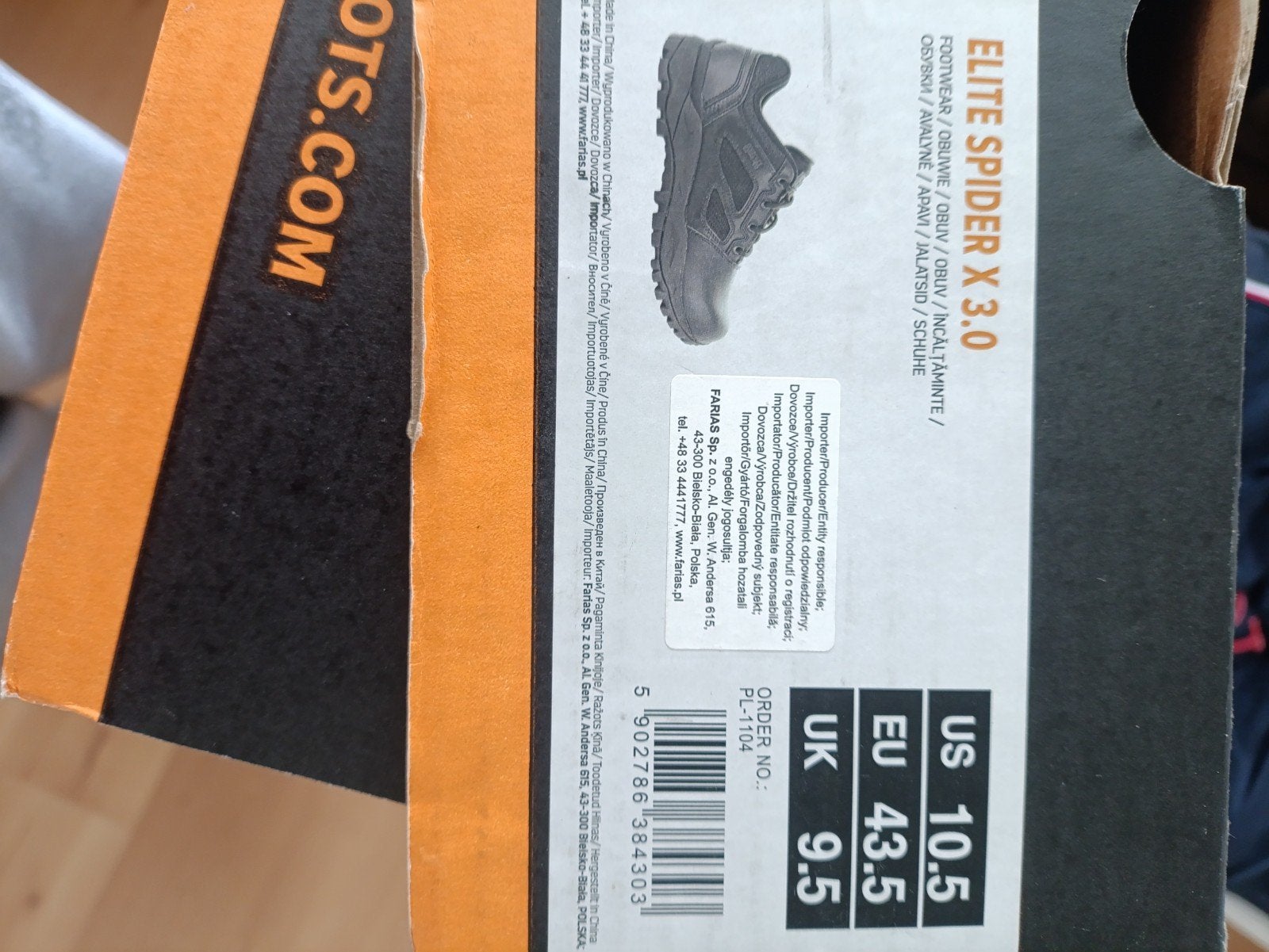 Magnum Elite Spider 3.0 mt 43,5 werkschoenen, Magnum, Zwart, Nieuw, Ophalen of Verzenden