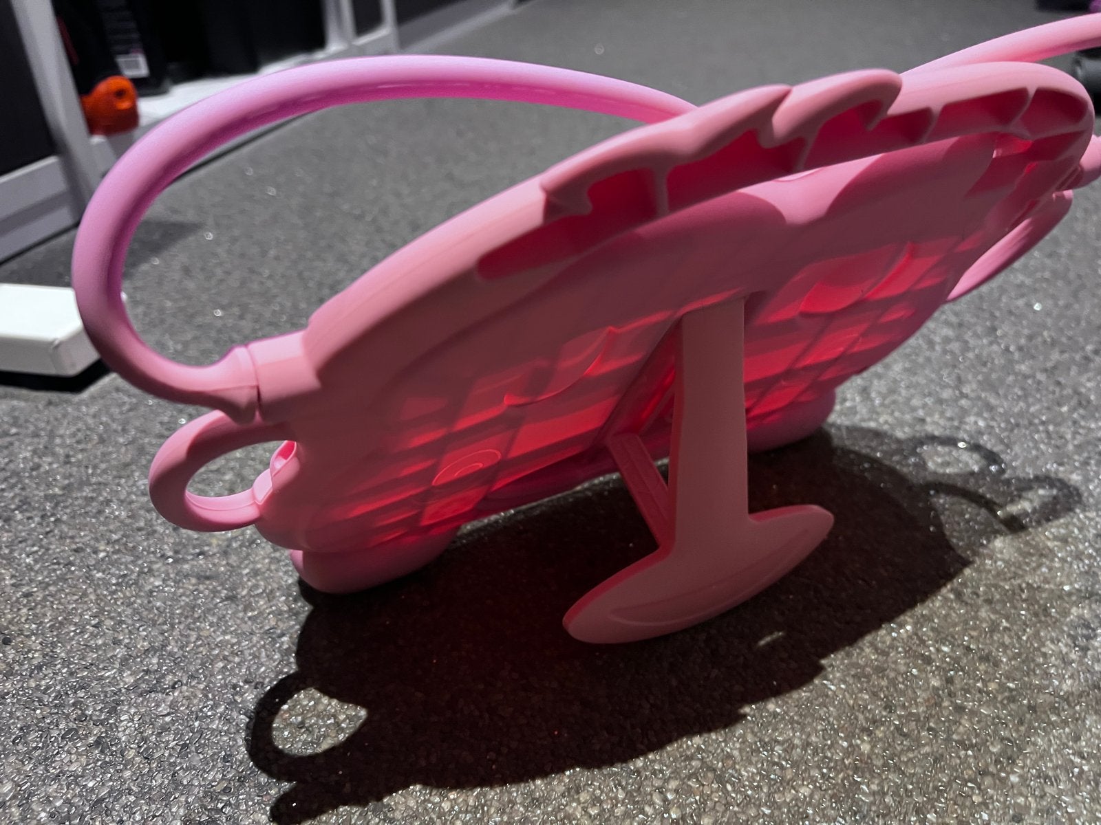 Roze iPad kinderhoes - Zo goed als nieuw, Computers en Software, Ophalen of Verzenden, Zo goed als nieuw, 10 inch, Bescherming voor- en achterkant