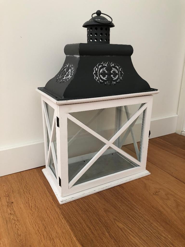 Lantern, 25 tot 50 cm, Wit, Ophalen of Verzenden, Zo goed als nieuw