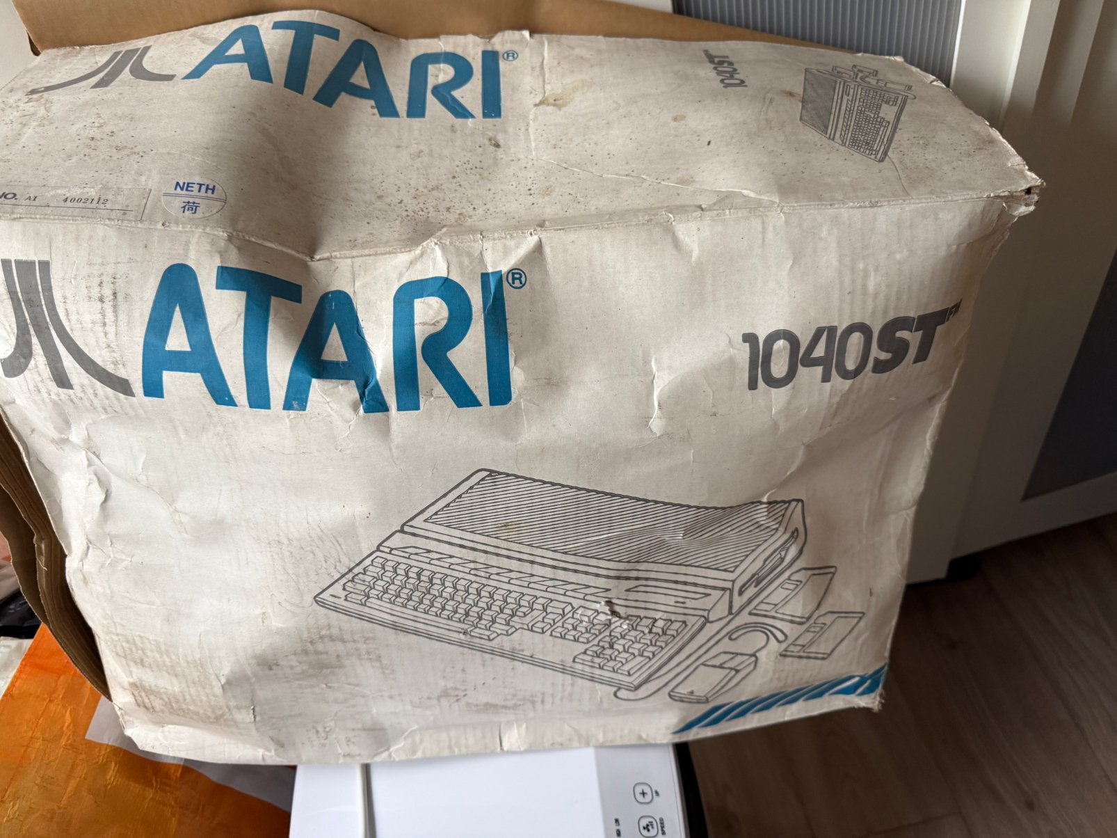 atari compter 1040st, Spelcomputers en Games, Ophalen of Verzenden, Gebruikt, Met 1 controller, Atari 2600