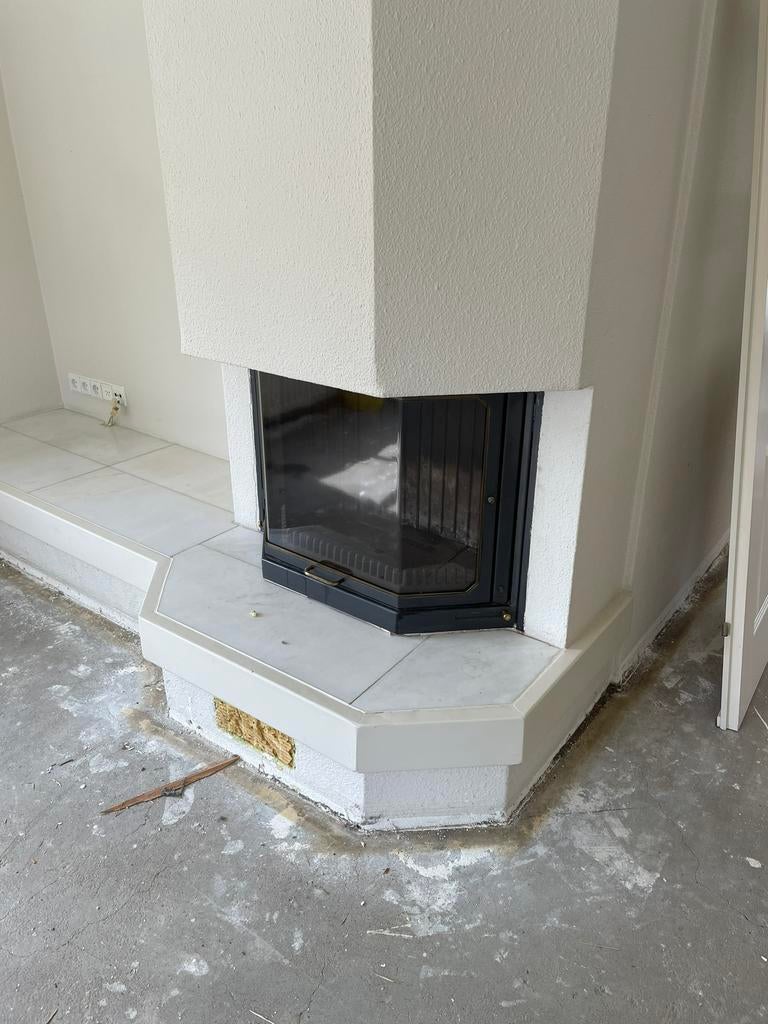 Mooie houtkachel met liftdeur, Huis en Inrichting, Kachels, Ophalen, Gebruikt, Houtkachel, Vrijstaand