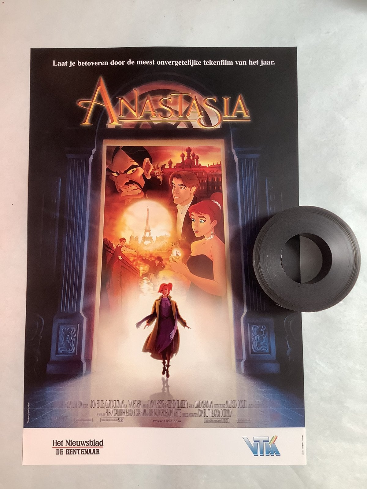 ANASTASIA  FILMTRAILER  35 mm+ poster, Ophalen, 35mm film