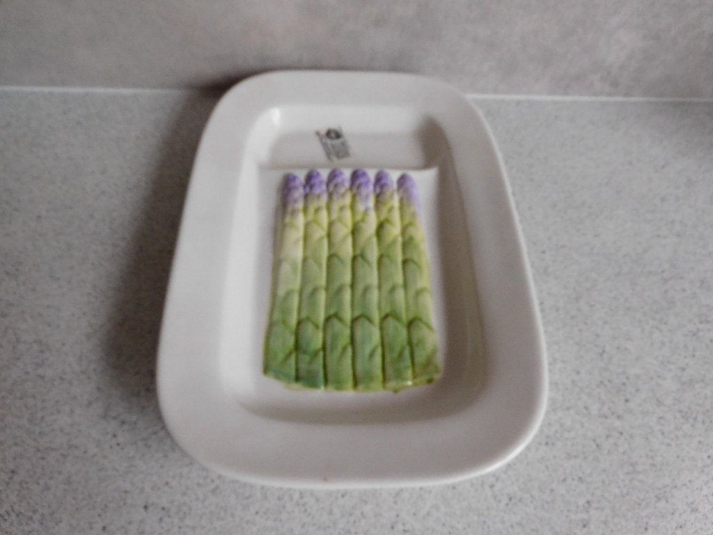 Schaal 30x25 cm. Asperges Bassano Made in Italy, Ophalen of Verzenden