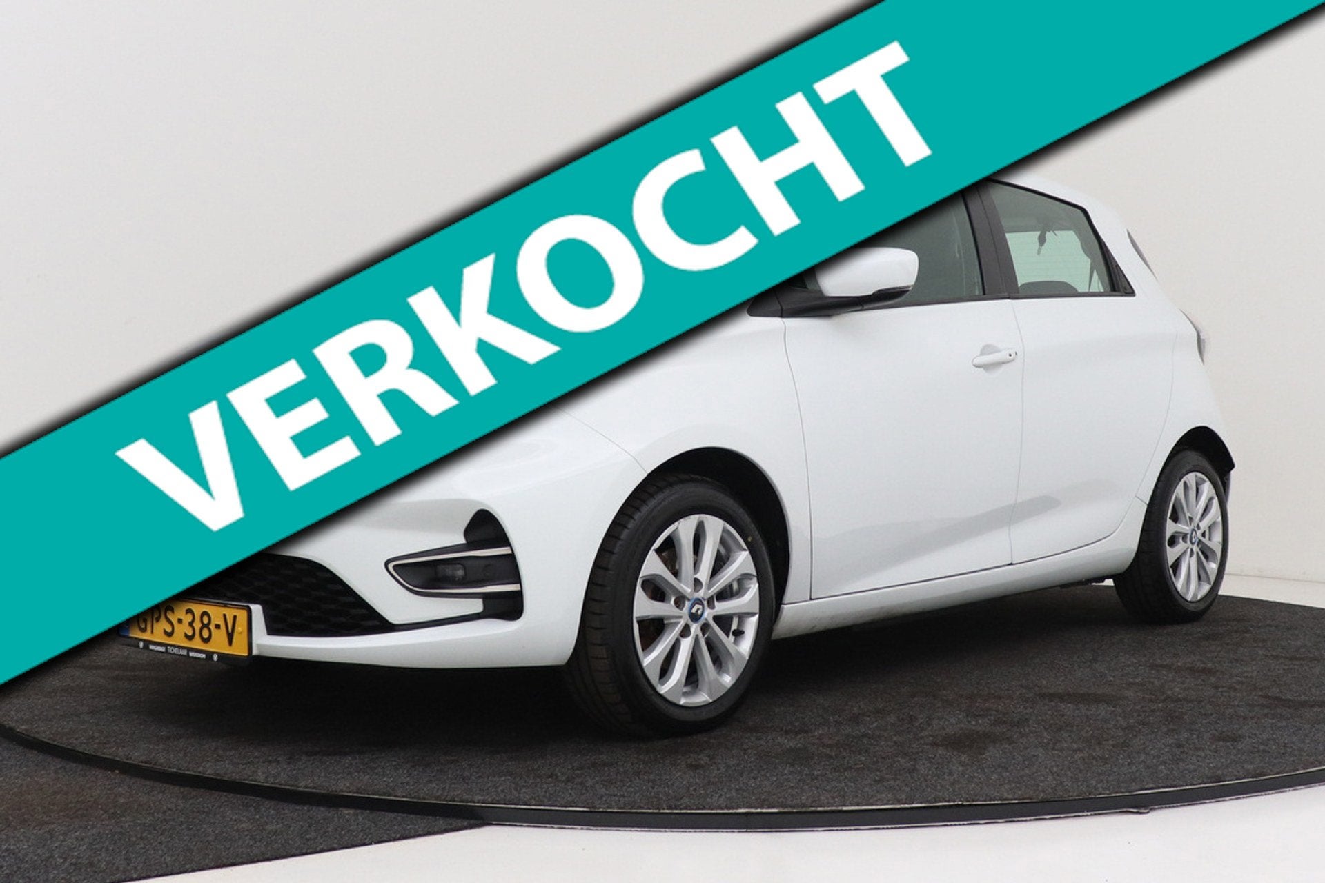 Renault ZOE R110 Life 52 kWh (ex Accu) | CarPlay | Camera |, Auto's, Renault, Stof, Gebruikt, Zwart, Wit
