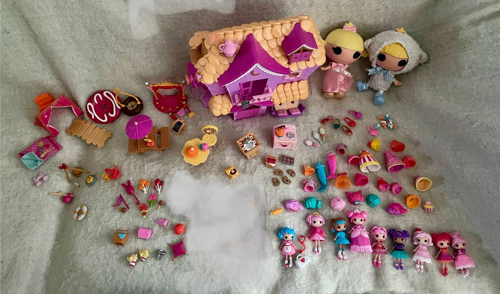 Grote set Lalaloopsy poppenhuis, poppen en accessoires, Ophalen of Verzenden, Gebruikt, Overige typen