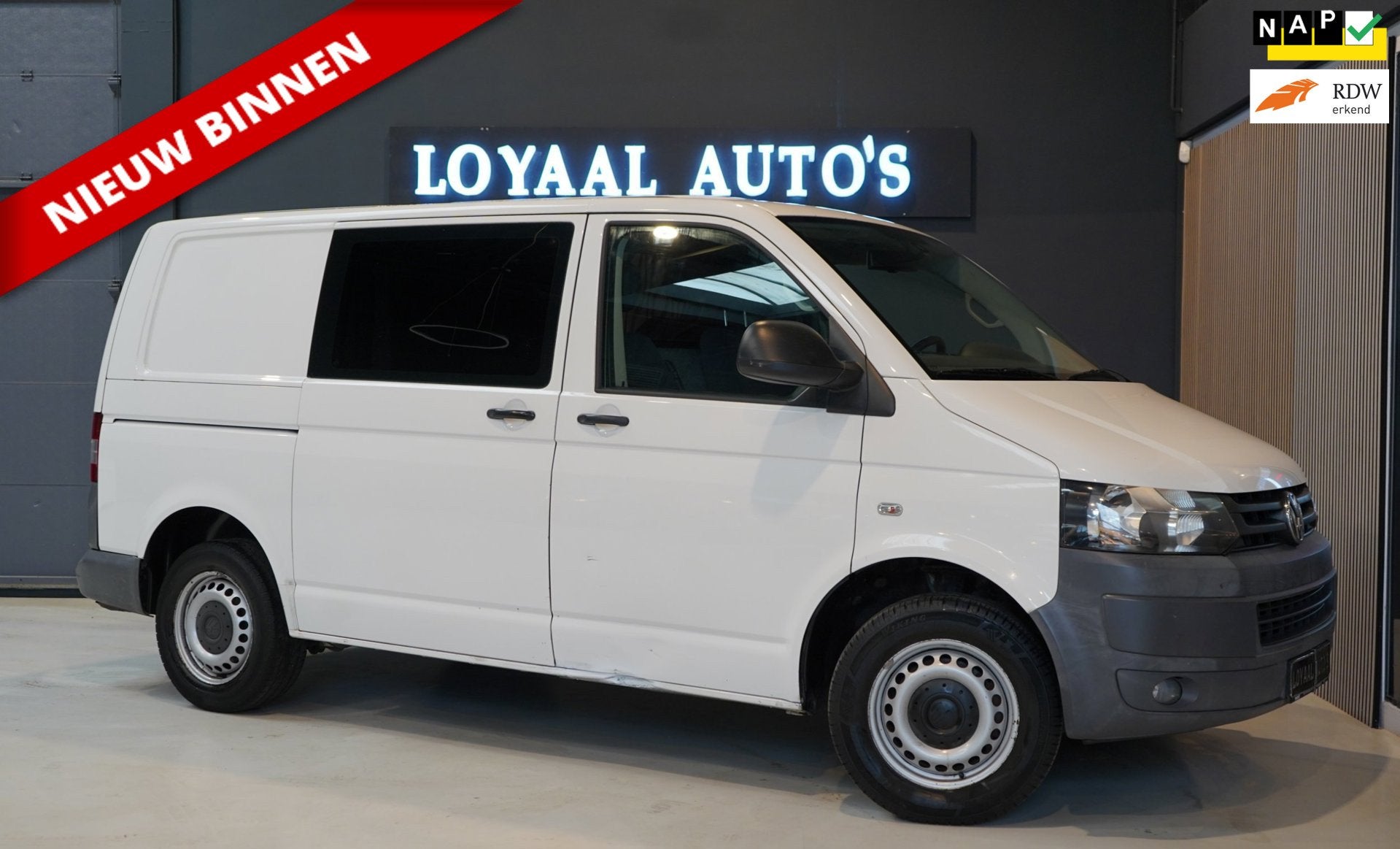 Volkswagen Transporter 2.0 TDI L1H1 DC Budgetline | AIRCO |, Auto's, Bestelauto's, Voorwielaandrijving, Euro 5, Stof, Gebruikt