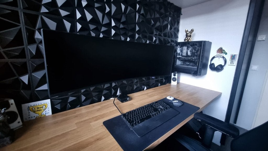 Complete gaming PC + Samsung 49" Ultrawide Monitor, 32 GB, Virtual Reality, Zo goed als nieuw, HDD