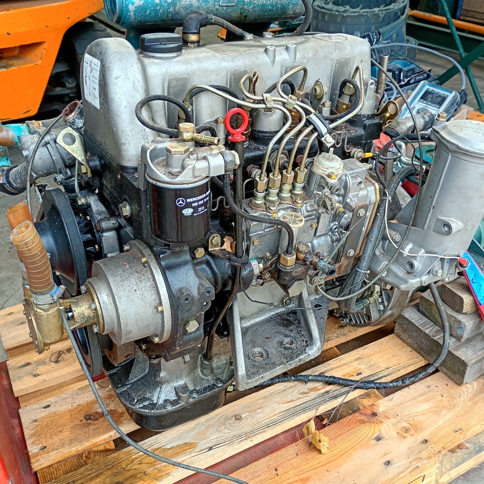 Mercedes Scheepsmotor Type 615 met Paragon Keerkoppeling, Ophalen of Verzenden, Motor en Techniek, Zeilboot of Motorboot