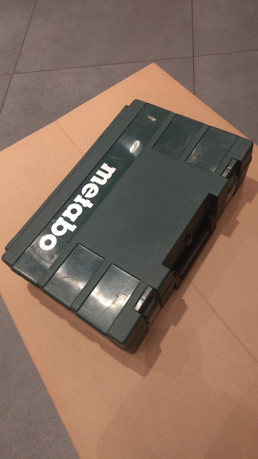 lege koffer voor metabo W 9-125, Ophalen of Verzenden, Gebruikt, 700 tot 1000 watt, Haakse handslijpmachine