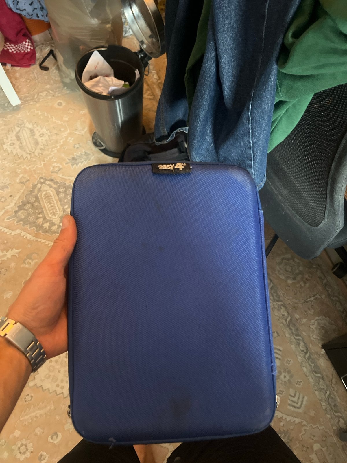 Gratis laptophoes 32x22cm - Blauw (Easy4), Computers en Software, Ophalen of Verzenden, 12 inch of minder, Gebruikt
