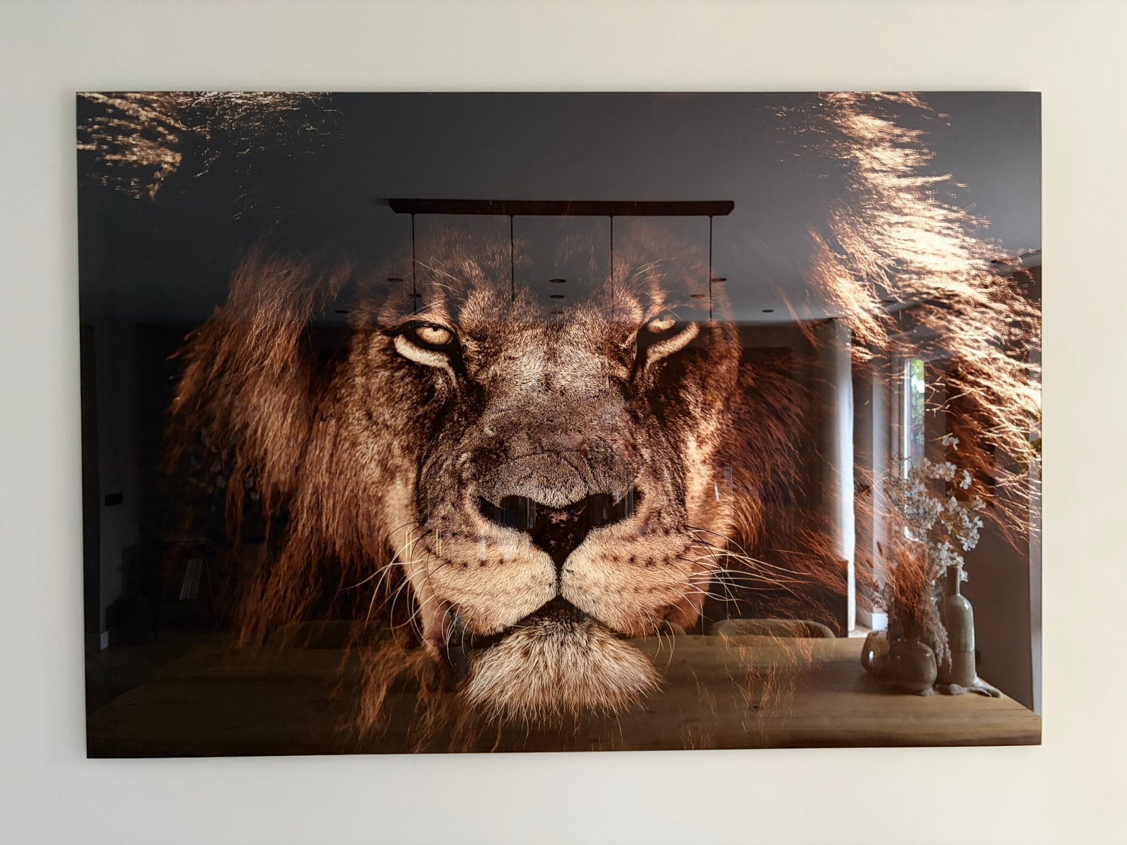 Glazen schilderij 160 x 110, Ophalen, Nieuw, 125 cm of meer, Schilderij