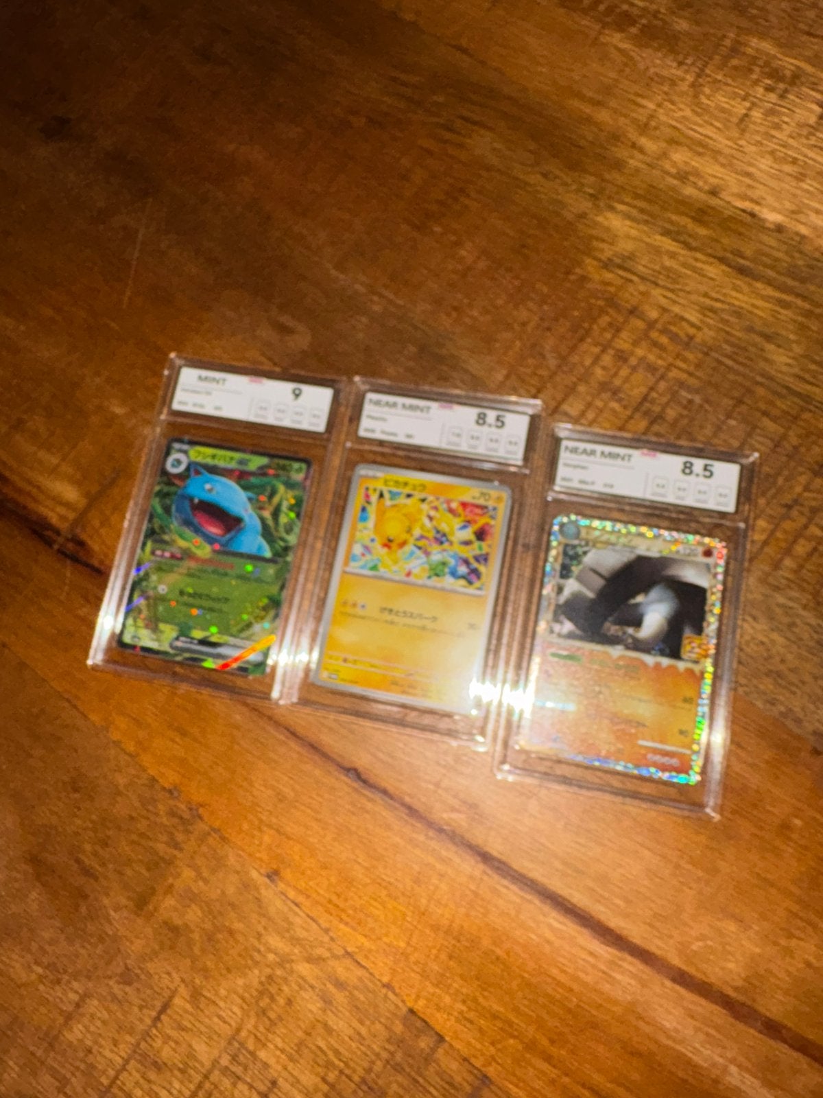 3 super mooie pokemon slabs, Ophalen of Verzenden
