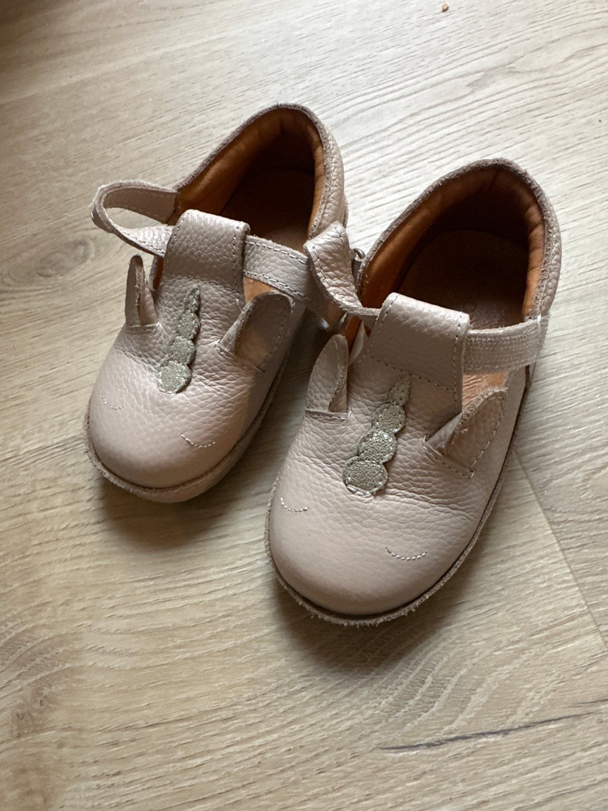 Donsje rozen leren schoenen met eenhoorn mt25, Kinderen en Baby's, Kinderkleding | Schoenen en Sokken, Ophalen of Verzenden, Zo goed als nieuw