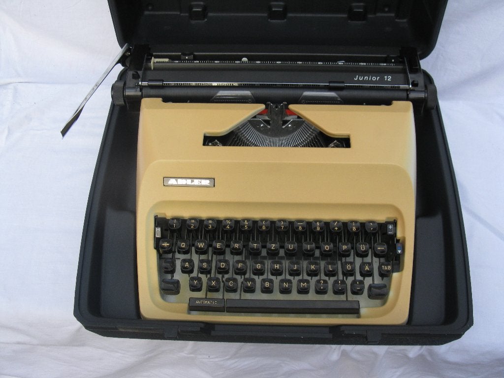 Typemachine Adler Junior 12, Ophalen of Verzenden, Gebruikt