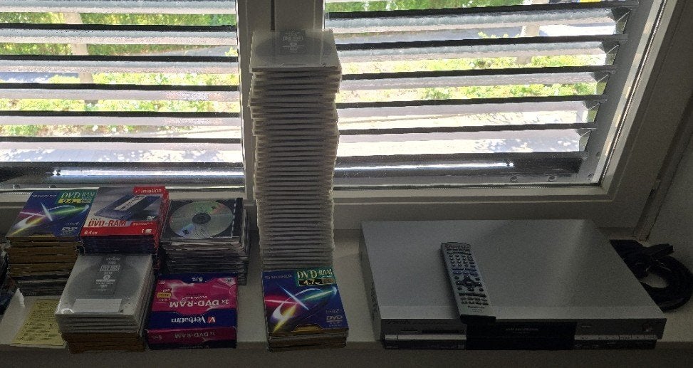 DVD-Ram speler en lege dvd-ram disks, Gebruikt, Verzenden, Dvd, Diverse