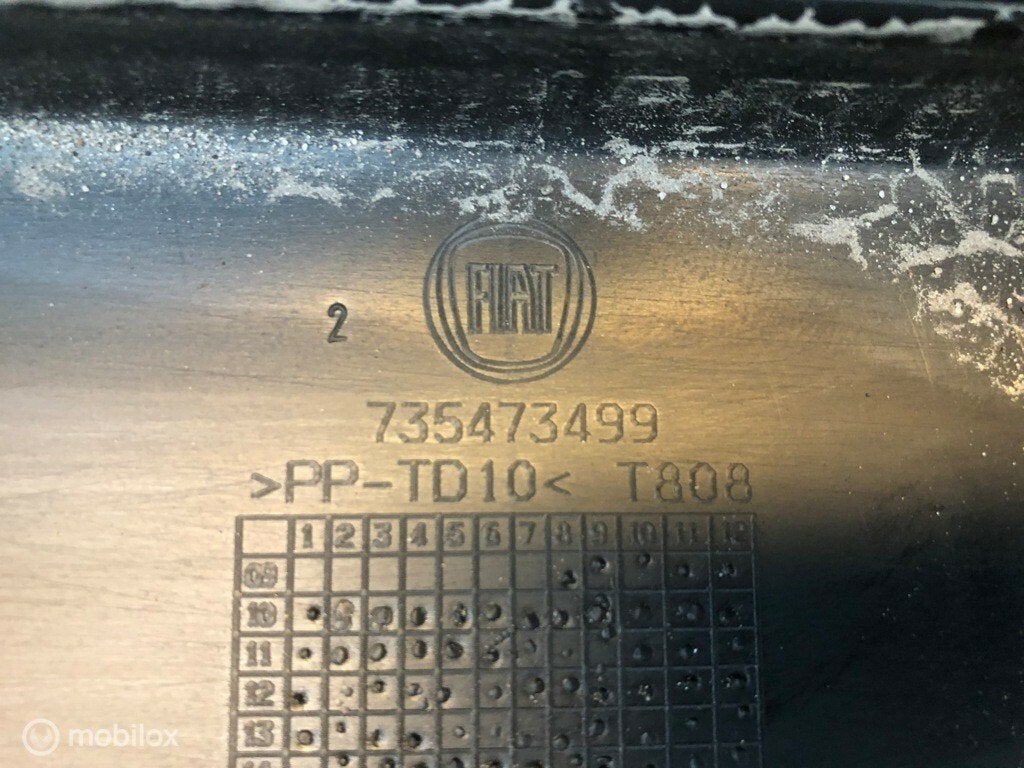 Achterbumper fiat doblo 735473499 Origineel, Gebruikt, Ophalen of Verzenden, Achter, Bumper