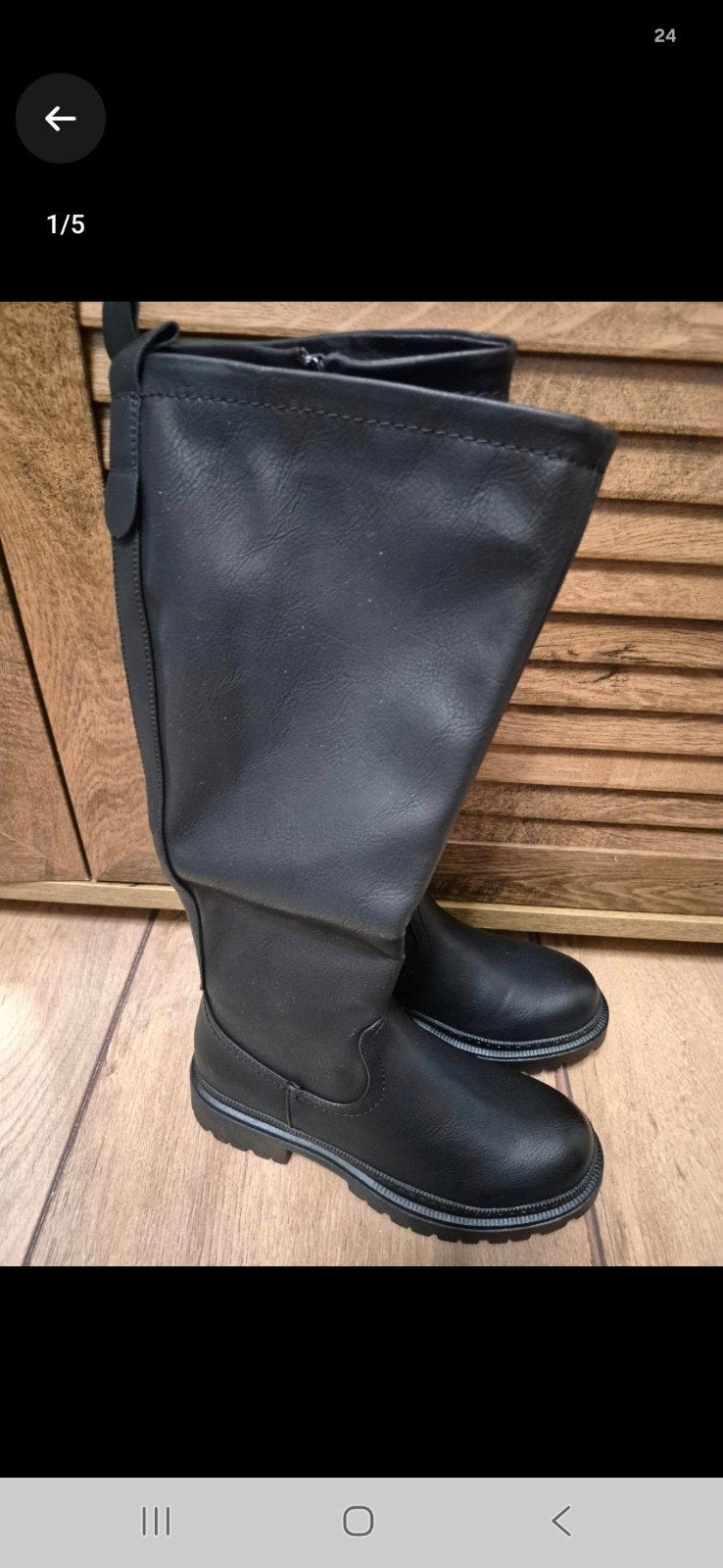 nieuwe laarzen, Hoge laarzen, Zwart, Nieuw, Ophalen of Verzenden