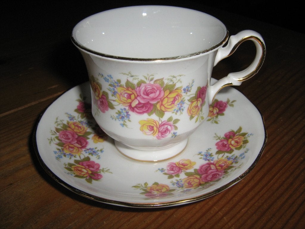 Brocante Kop en Schotel ca.70jr., Ophalen of Verzenden