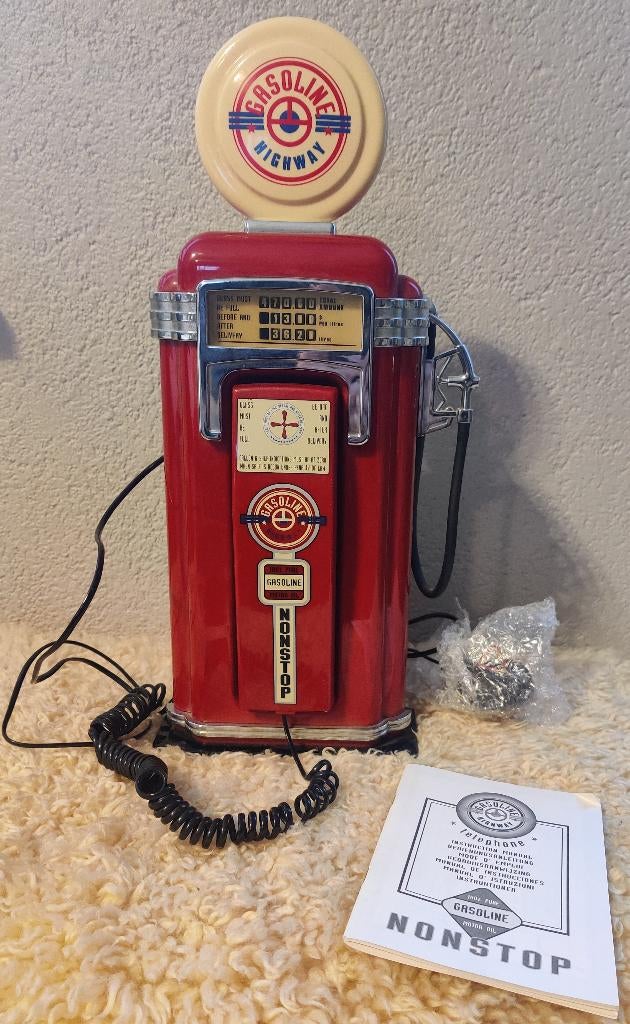 3xRetro Gasoline benzinepomp telefoon nieuw/tafeltelefoon, Ophalen, Gebruikt