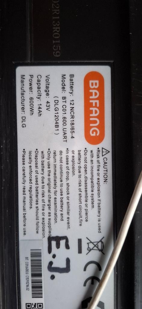 Fiets accu, Ophalen of Verzenden, Gebruikt