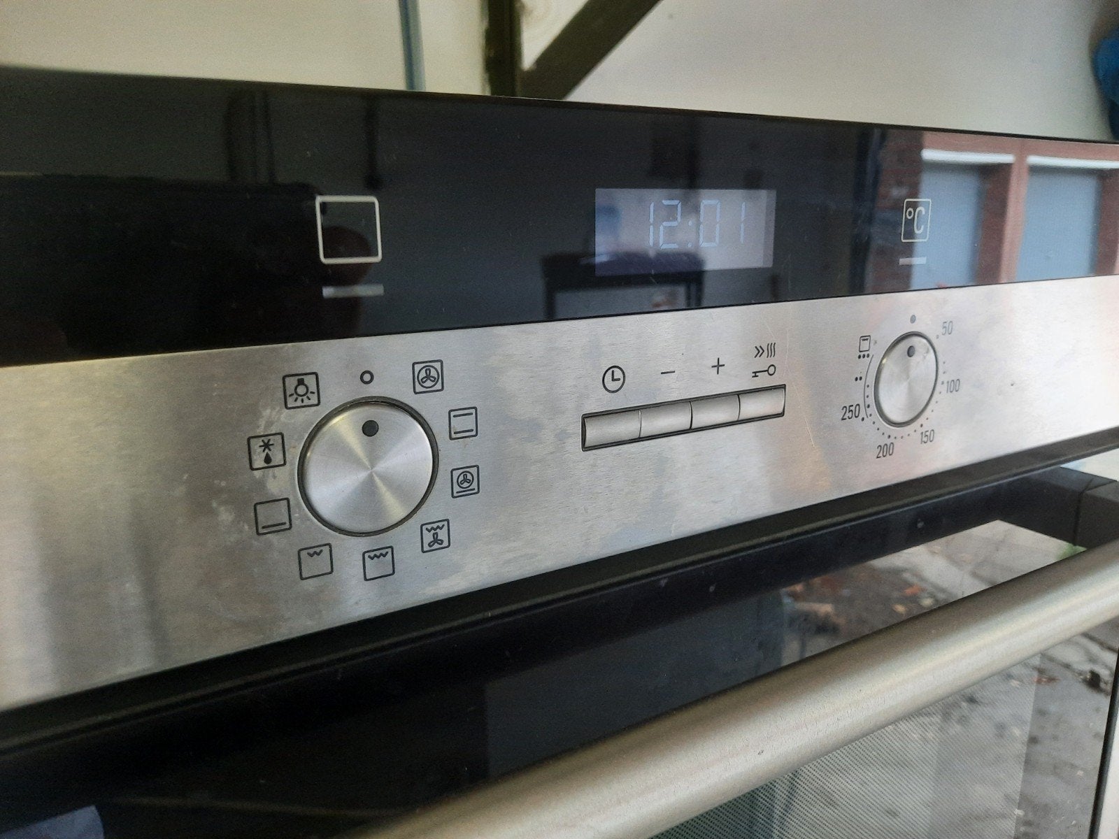 Siemens inbouw oven met hetelucht en display. Bez mogelijk., Ophalen, Gebruikt, Heteluchtoven