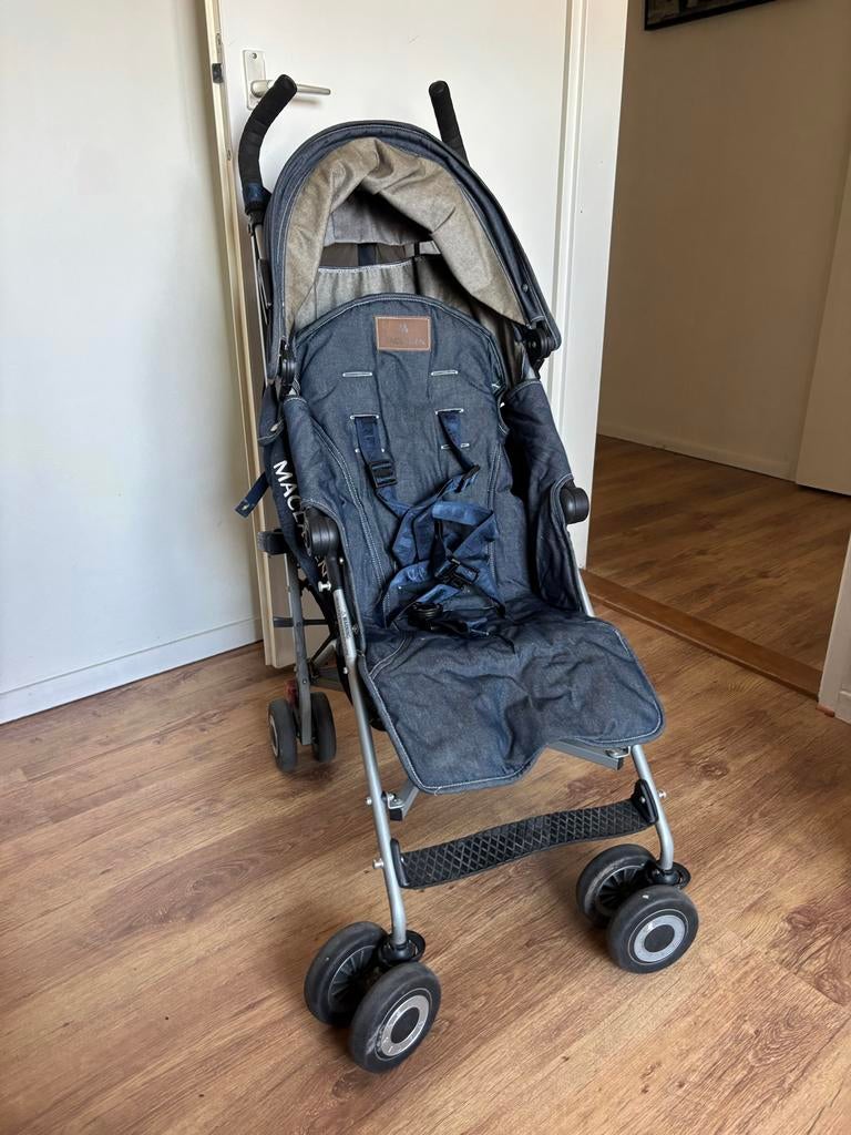Maclaren Buggy - Denim Look, Kinderen en Baby's, Buggy's, Gebruikt, Maclaren, Verstelbare rugleuning, Ophalen