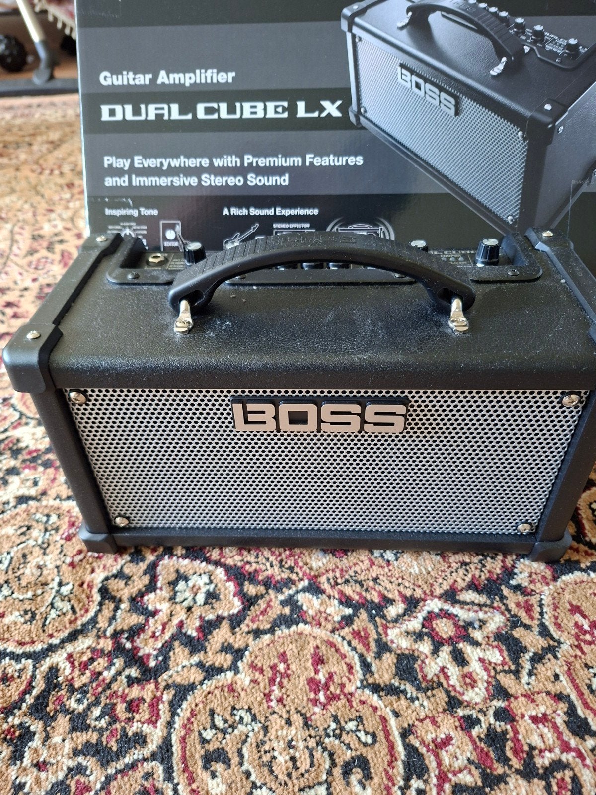 Boss Dual Cube LX Gitaarversterker met effecten, Muziek en Instrumenten, Ophalen, Zo goed als nieuw, Gitaar, Minder dan 50 watt