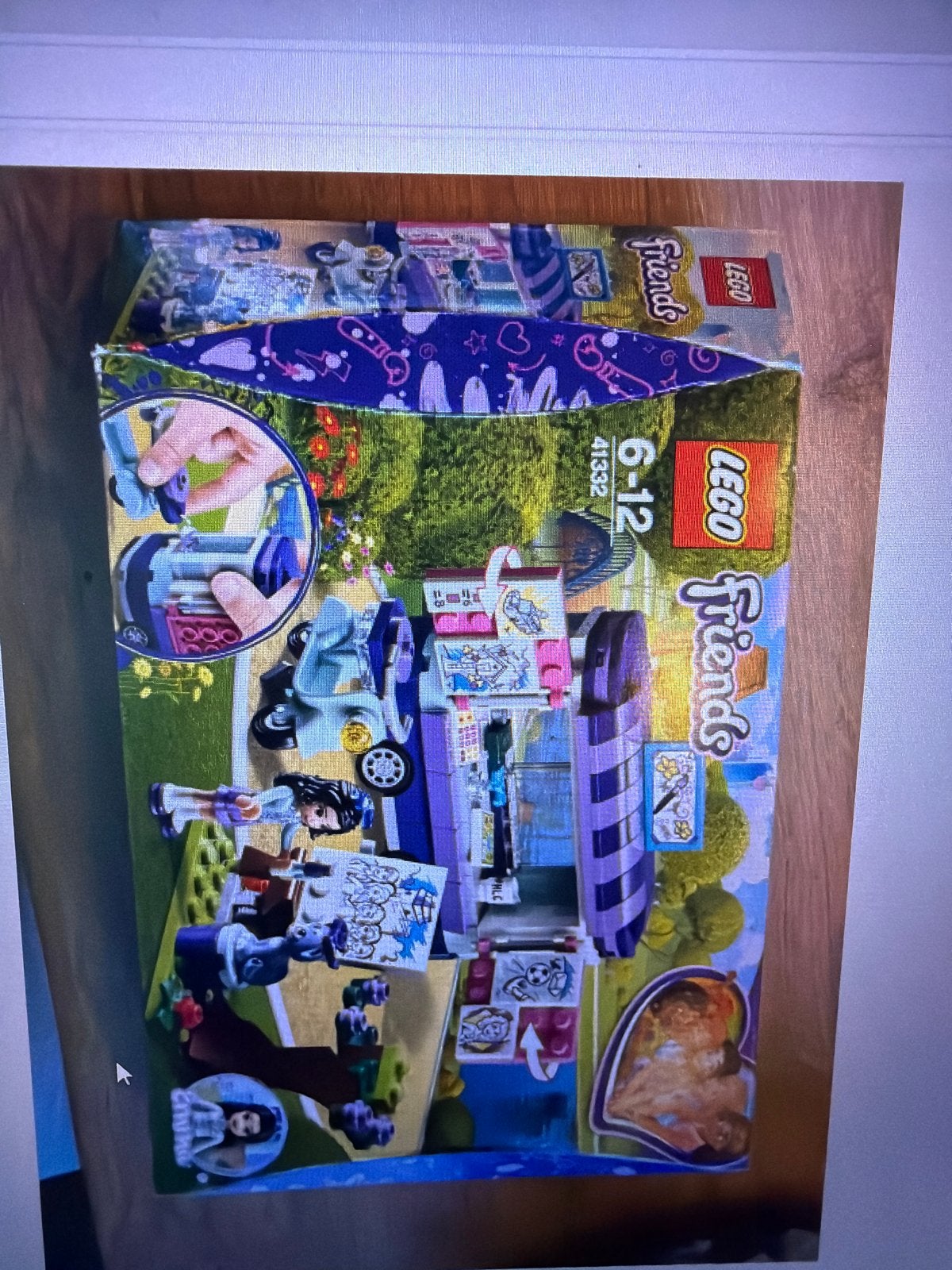 Lego Friends 41332 Emma's Kunstkraam - Compleet met doos, Kinderen en Baby's, Lego, Friends, Ophalen of Verzenden, Zo goed als nieuw