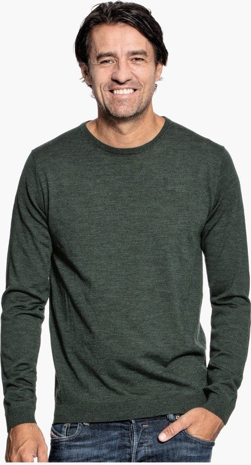 Joe Merino - trui - XL - donkergroen - goede staat, Kleding | Heren, Joe Merino, Maat 56/58 (XL), Ophalen of Verzenden, Gedragen
