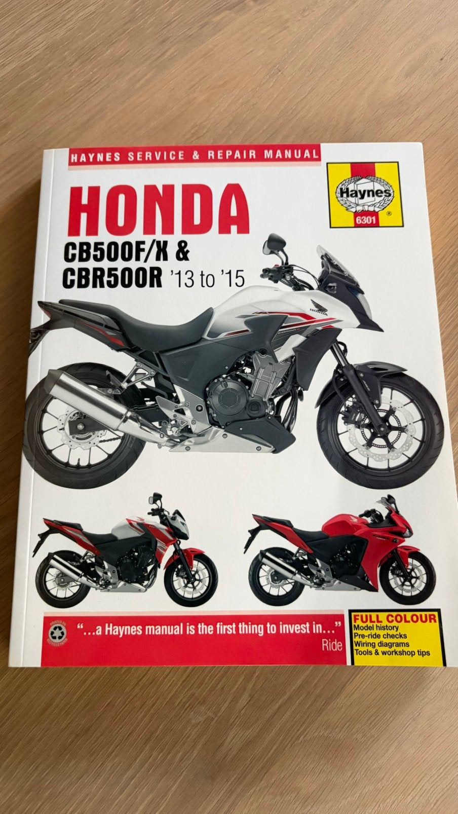Haynes werkplaatsboek Honda CB500F/K/R nieuw, Ophalen of Verzenden, Honda