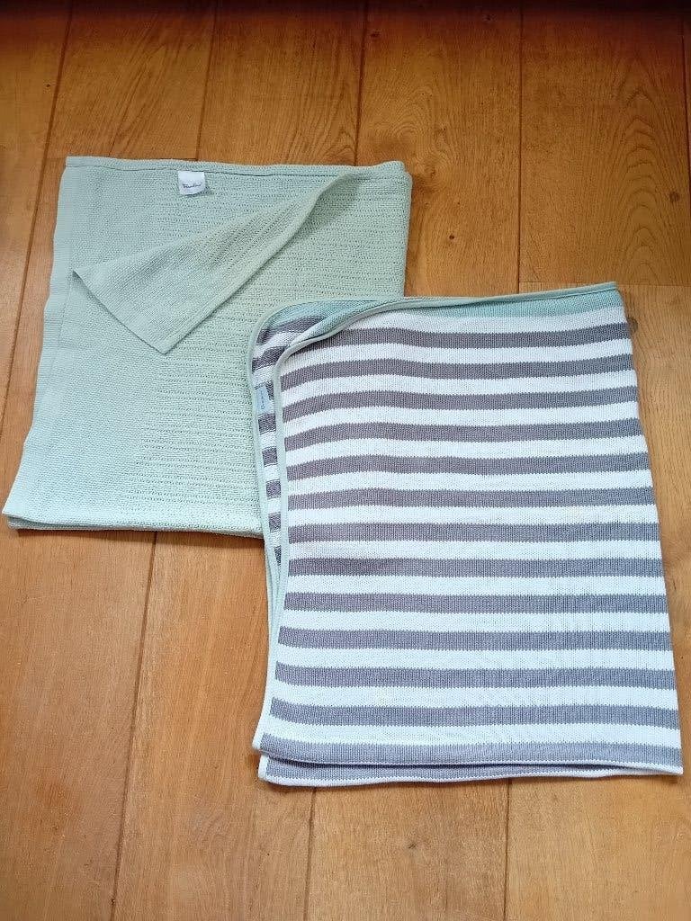 2x Bambino (baby)deken - bijna gratis, Nieuw, Deken, 84 cm, Groen