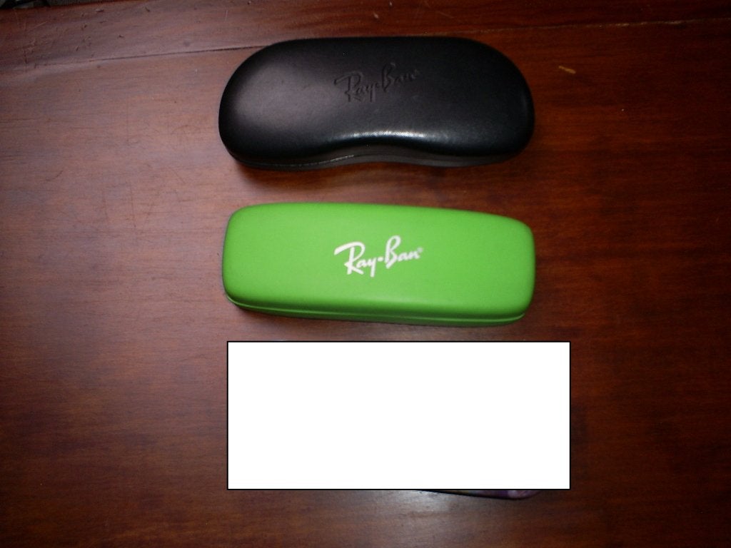 Brillenkokers Rayban 2 stuks, Ophalen of Verzenden, Gebruikt, Overige kleuren, Ray-Ban