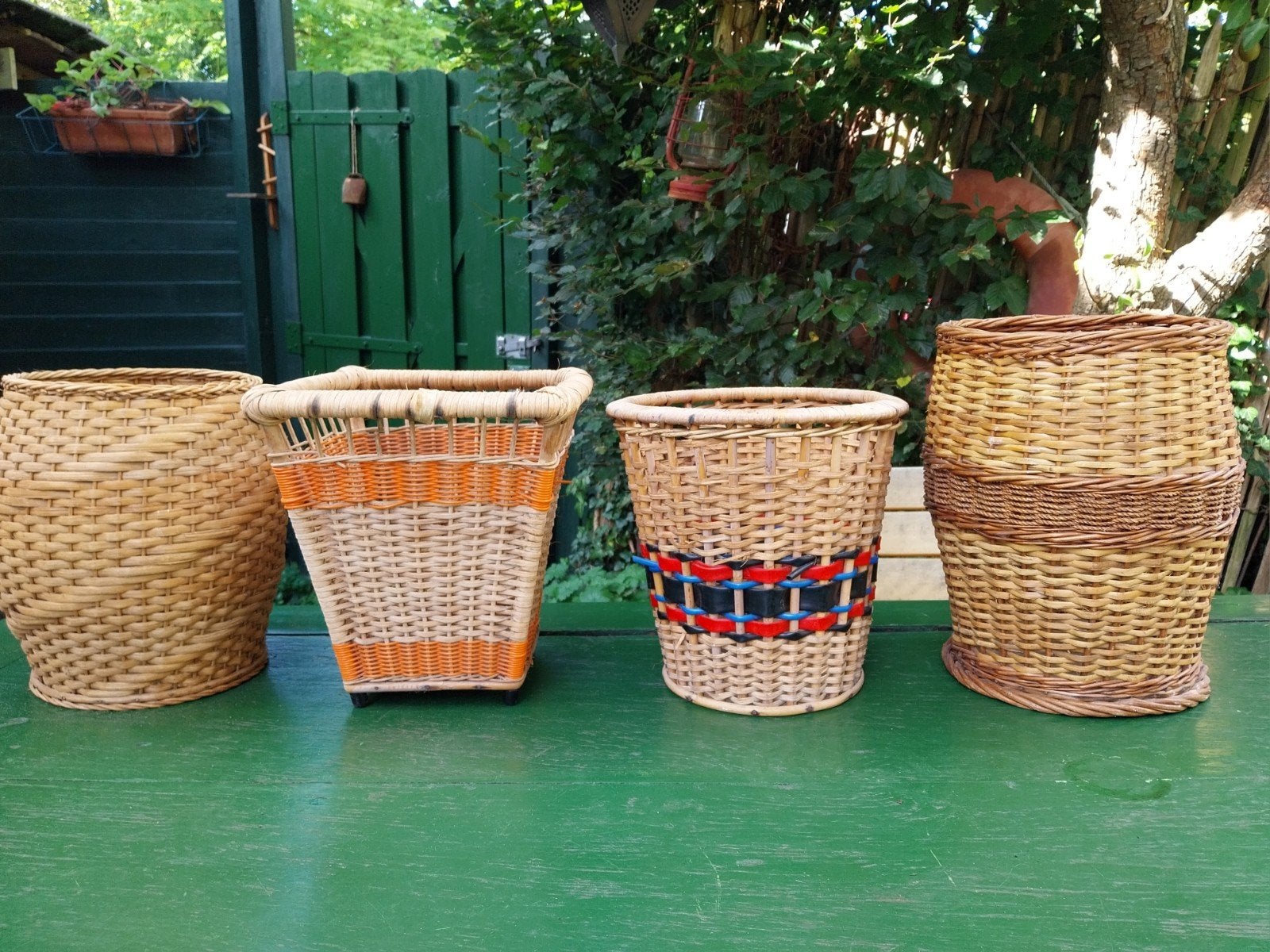 Vintage Plantenmanden van Tante Brocante, Ophalen of Verzenden